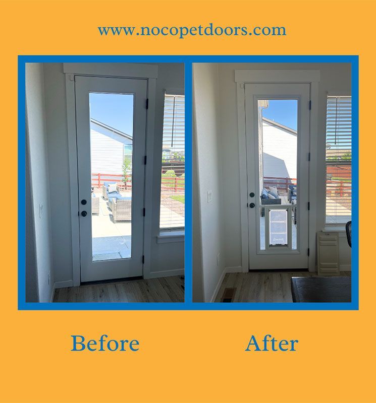 NoCo Pet Doors installation project 1