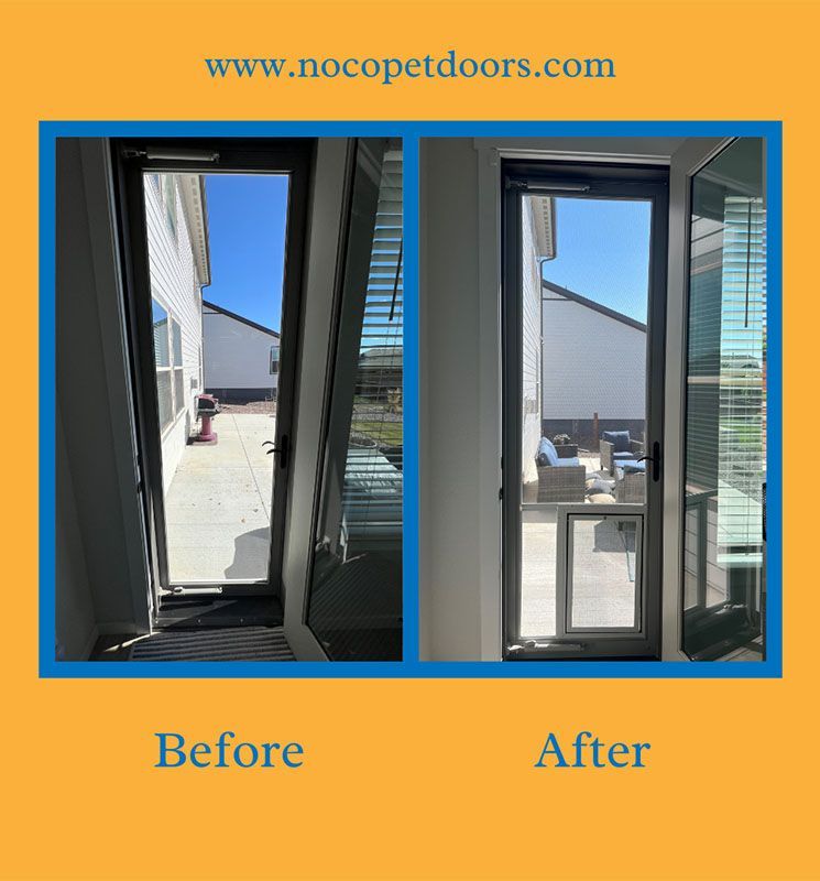 NoCo Pet Doors installation project 6